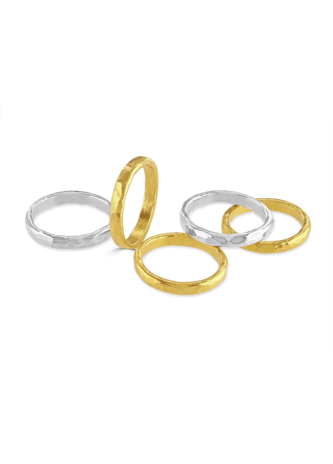 Classic Hammered Stacker Ring | Country Living Marketplace
