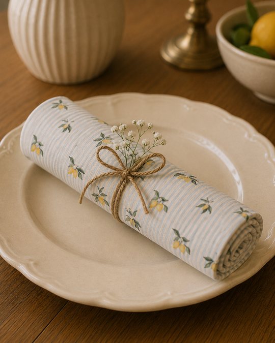 Sicilian Lemon Napkins – Set of 2