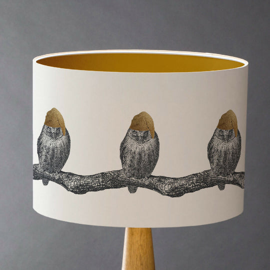 Sleepy Owl Lampshade – British Wildlife Collection