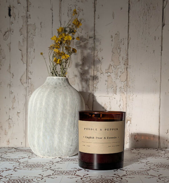 English Pear & Freesia Soy Candle