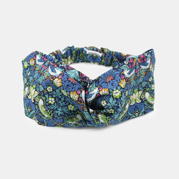 Liberty Twist Headband - Strawberry Thief J Print
