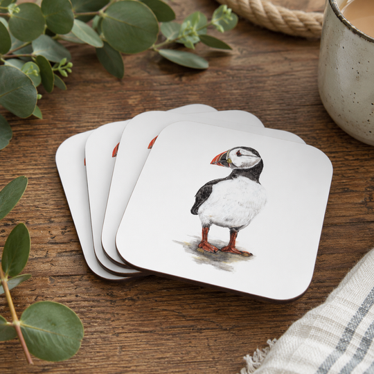 Puffin Coasters (Set of 4)