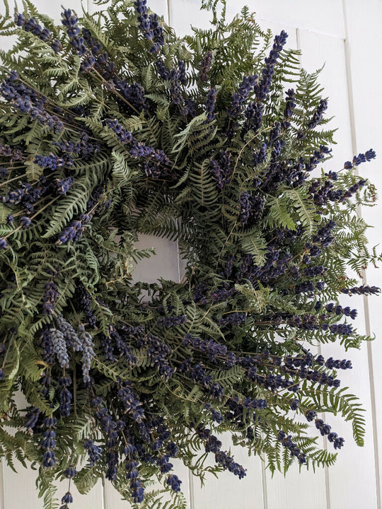 Dried Lavender Wreath, 40cm