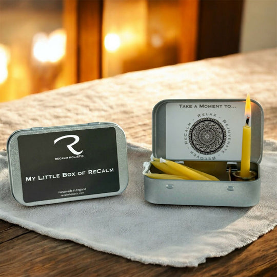 My Little Box of ReCalm - Mini Beeswax Candles Set