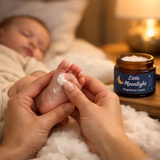 Mother & Baby Gift Box containing Magnesium Cream and Little Moonlight Cream