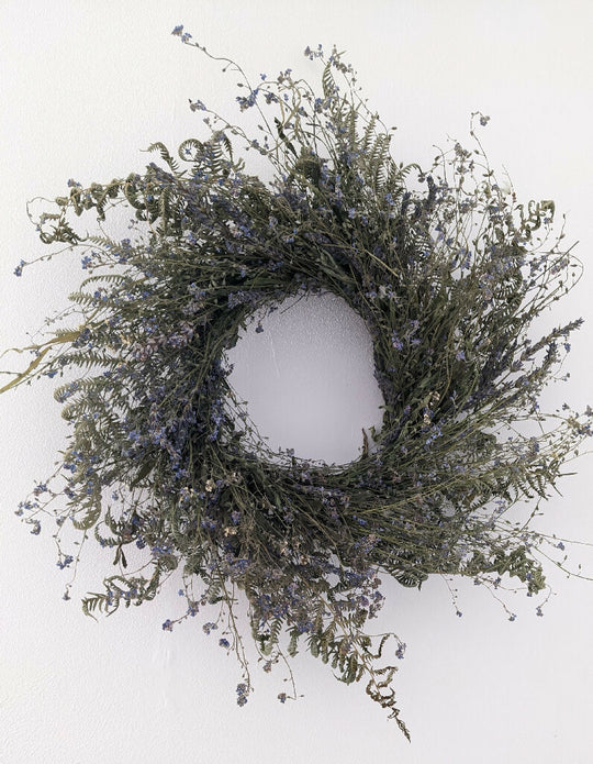 Forget Me Not Handmade Wreath