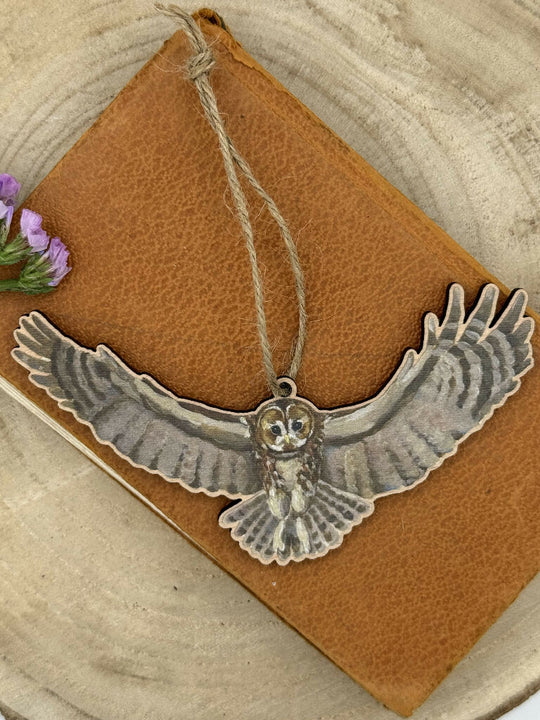 Sustainable Tawny Owl Decoration