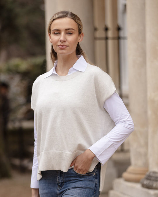 Diane organic cotton sweater vest