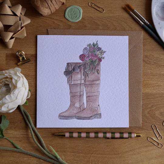 Country Wedding Greeting Card