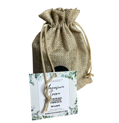 Soothing Magnesium Cream for sleep with Clary Sage Lavender and Rose Geranium 150g Large