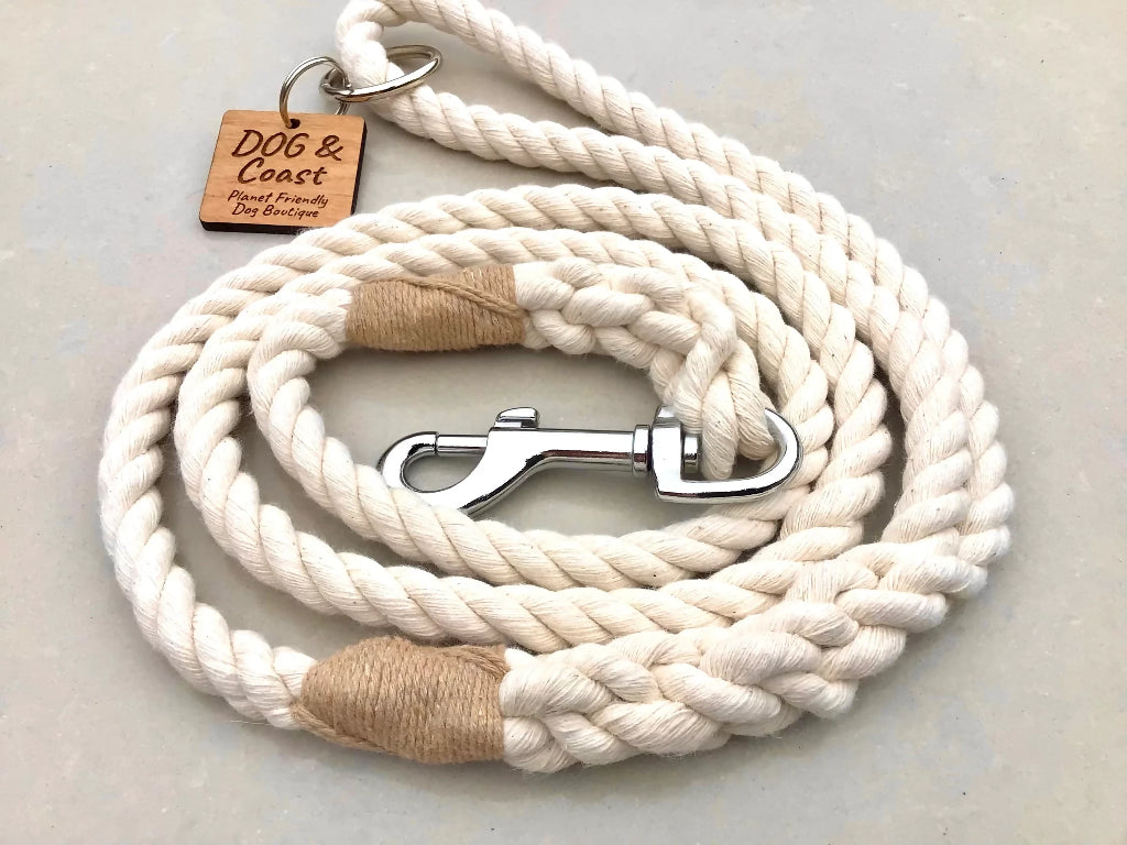 Natural Cotton Rope Lead | Country Living Marketplace