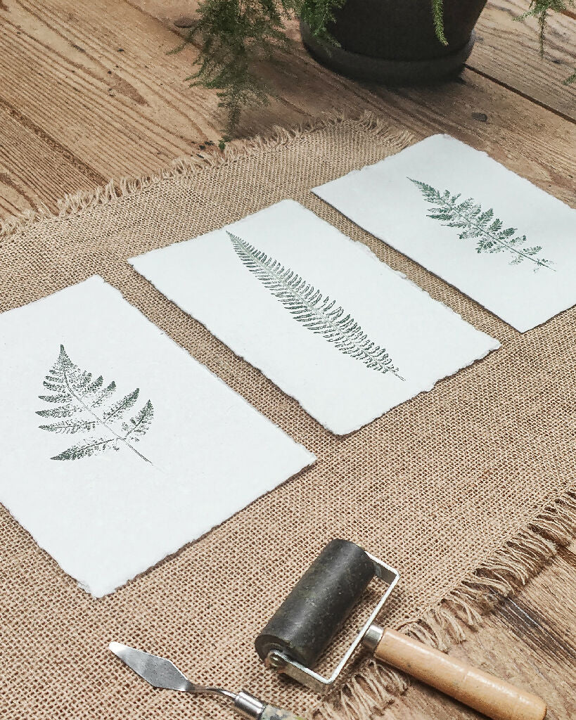 Set of 3 Original Fern Leaf Prints
