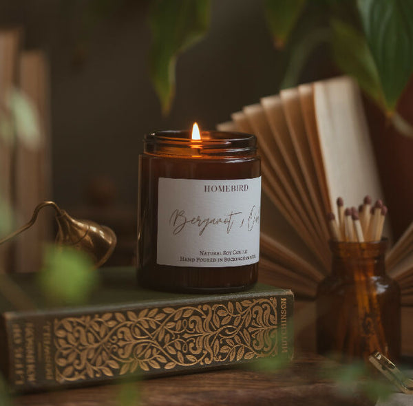 Bergamot & Oud Natural Soy Wax Candle