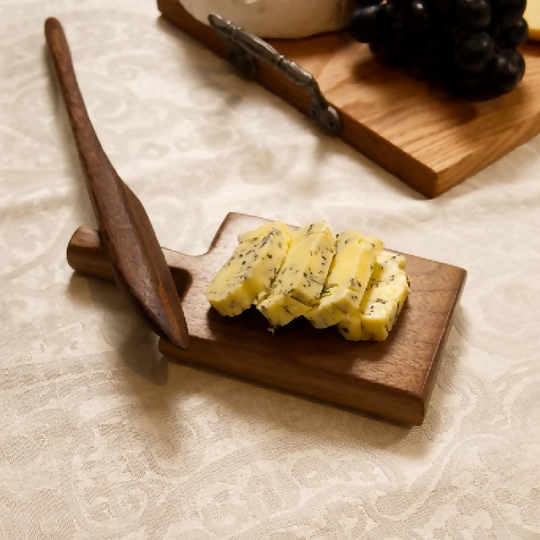 Miniature Wooden Charcuterie Board, Walnut Butter Board