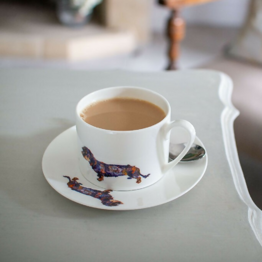Dachshund Cup & Saucer