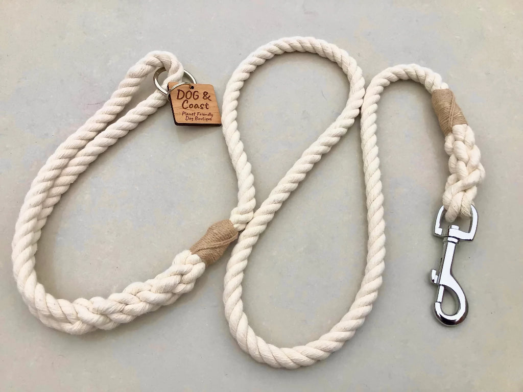 Natural Cotton Rope Lead | Country Living Marketplace