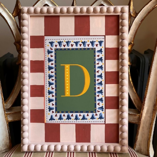 Emily Alphabet Print in Green