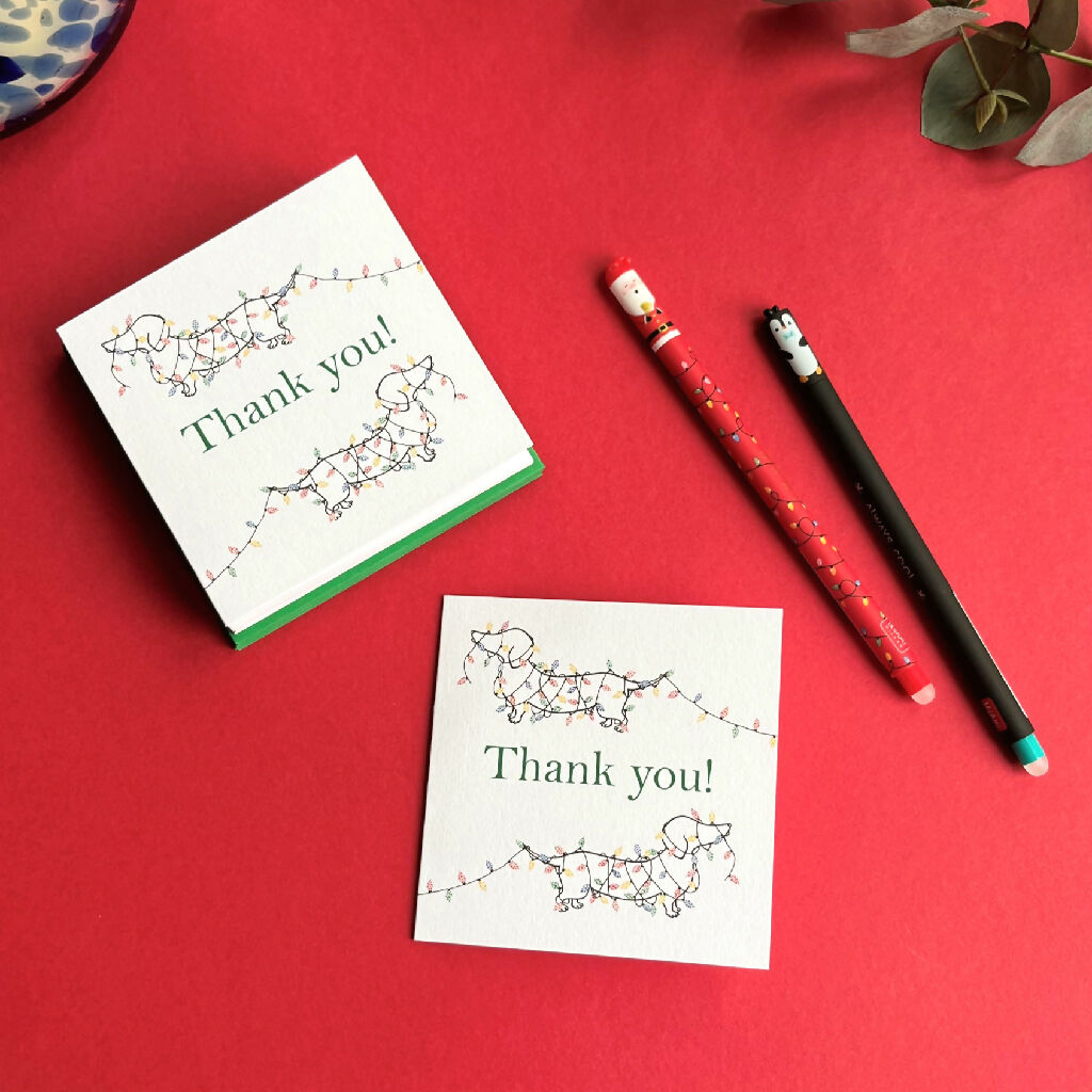 Christmas Mini Thank You Cards