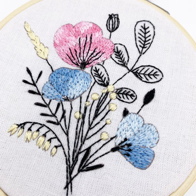 Floral Embroidery Kit