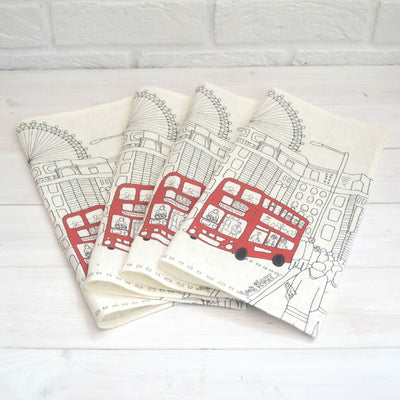 Set of Two London Linen Napkins