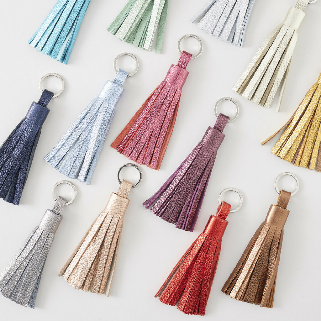 Metallic Leather Tassels - Rhe Amore - Web