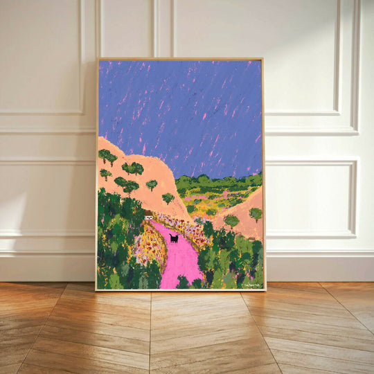 The White Cottage Print