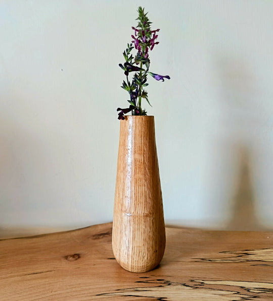 Oak bud vase