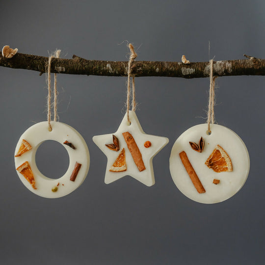 Set of 3 Scented Christmas Tree Decorations