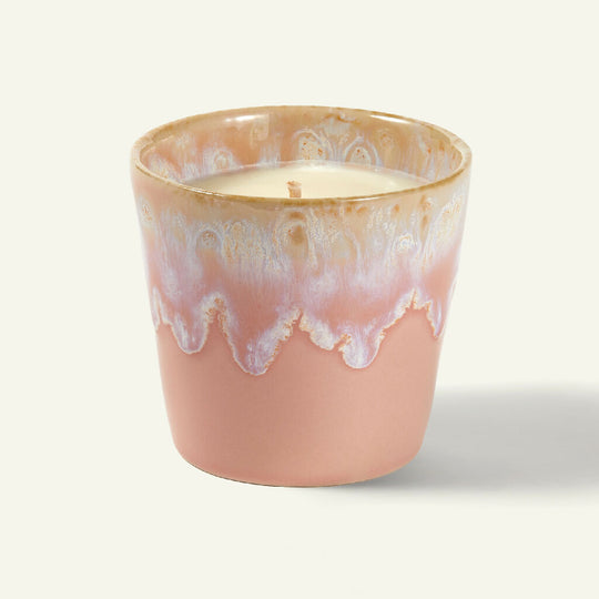 Refillable Coffee Cup Candle in Rosa