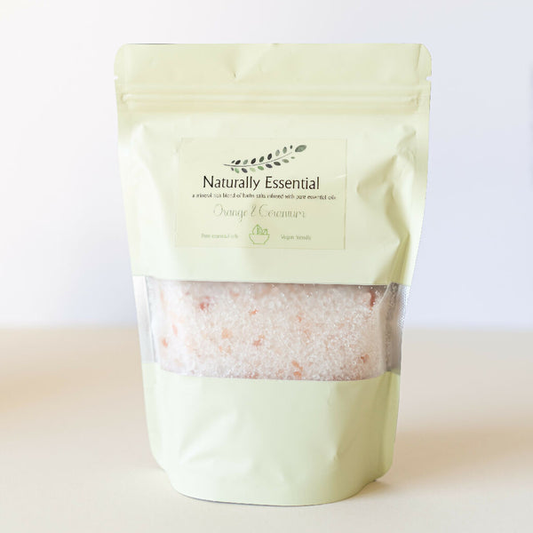 Natural Aromatherapy Bath Salts with Essential Oils – 350g
