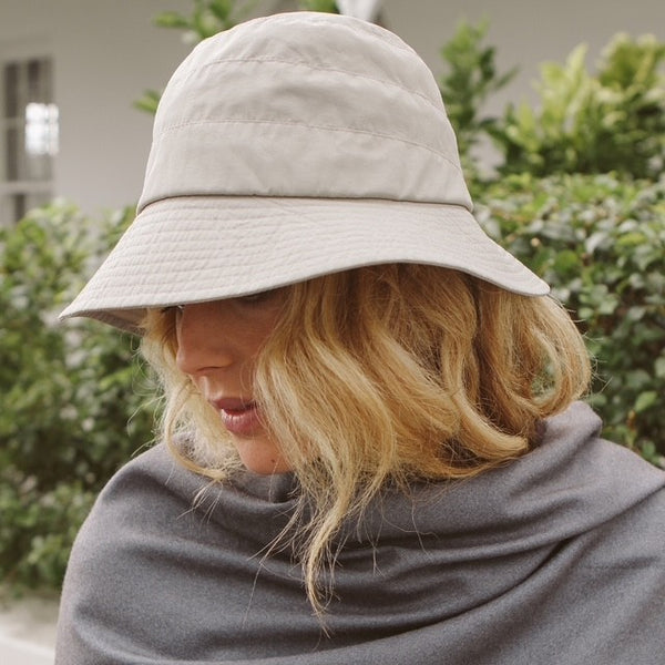 water-resistant bucket hat
