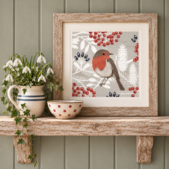Robin - Signed and Mounted Giclée Art Print
