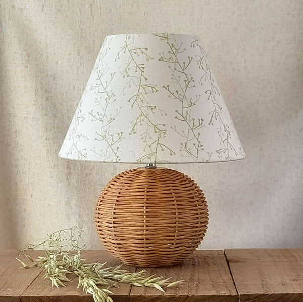 Silver Lane Linen Conical Lampshade