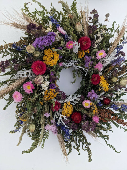 Handcrafted Dried Flower Wreath