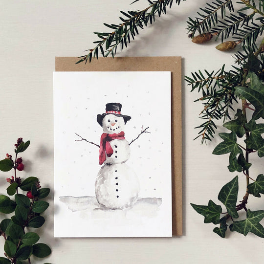 Snowman Christmas Card