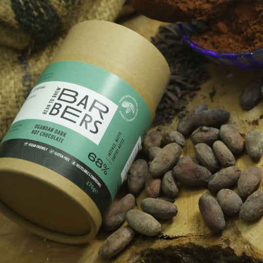 Vegan friendly 68% Uganda Dark Hot Chocolate