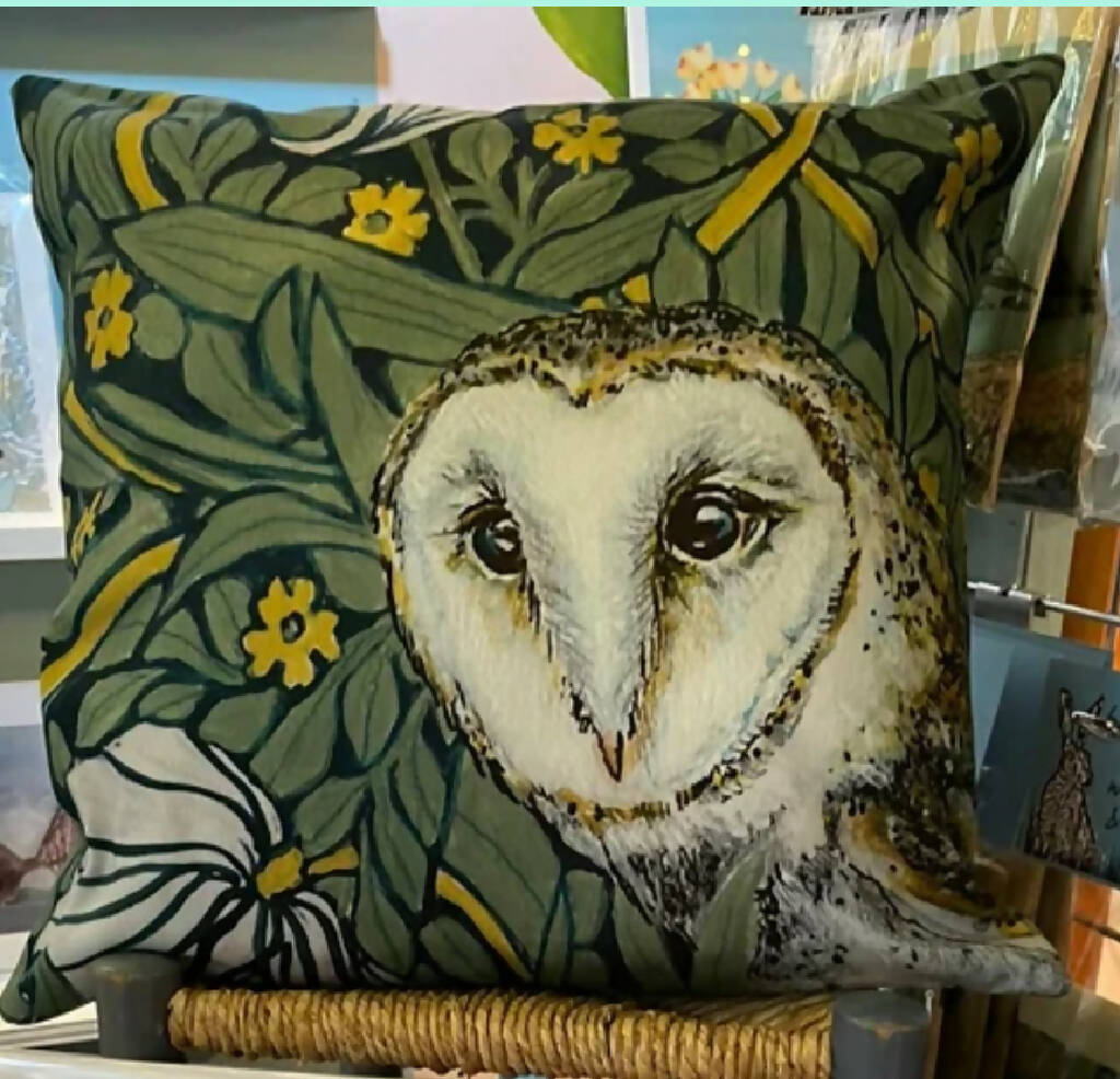 Barn Owl Double Sided Cushion