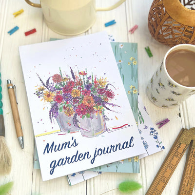 Personalised Journal Drawing Books - Floral Designs