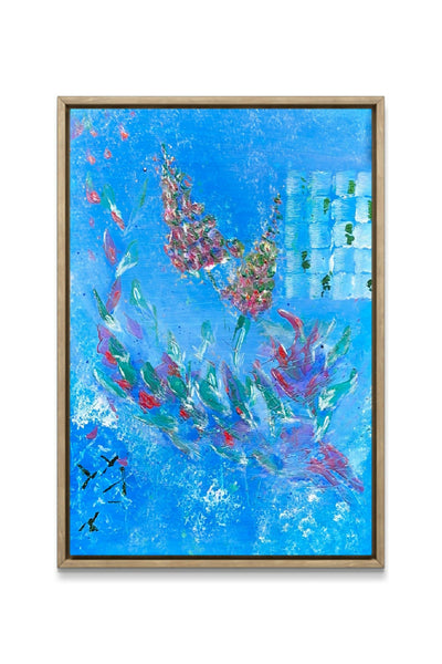 “Breeze Blooms” - Original Art Piece Acrylic, Mixed Media