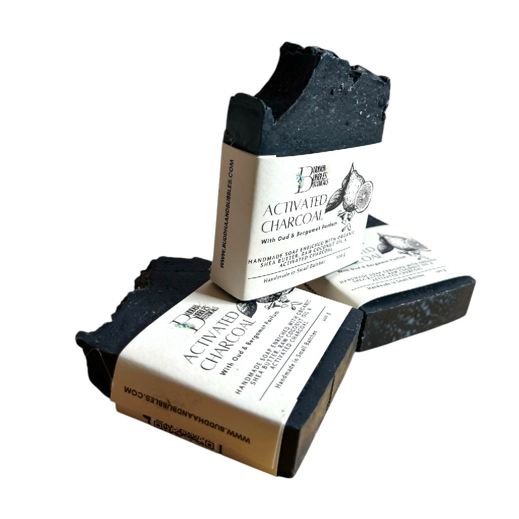 Soap Bar with Activated Charcoal Small and Large Size
