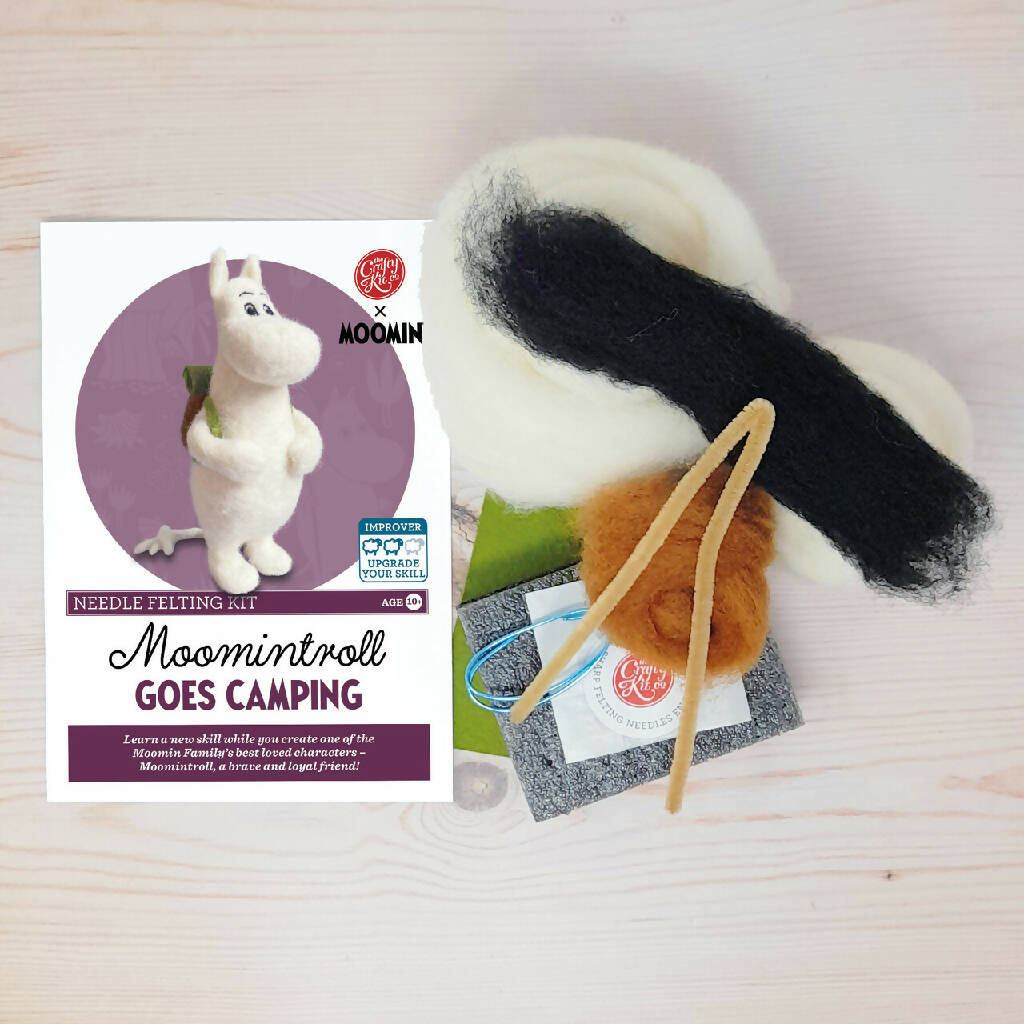 Moomintroll Goes Camping Needle Felting Kit