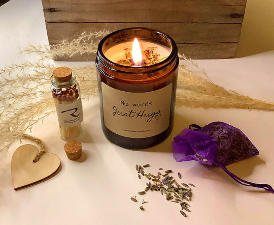 No words just hugs - Sympathy Gift - Aromatherapy Candle