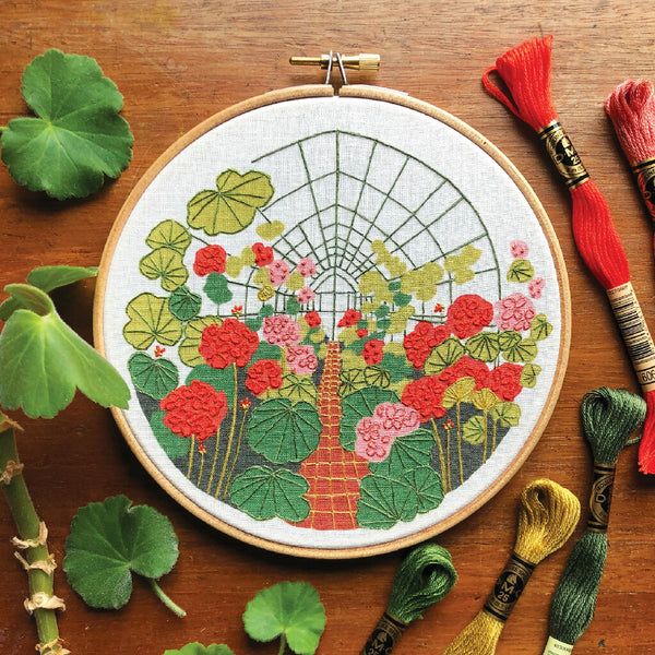 Geranium greenhouse