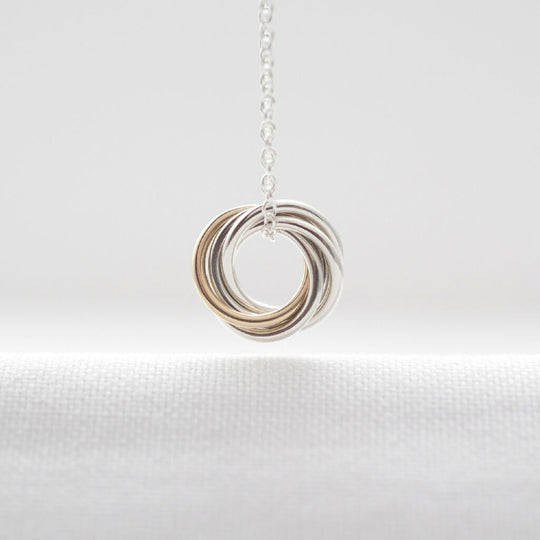 50th Gold and Silver Necklace
