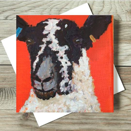Orange Sheep Card