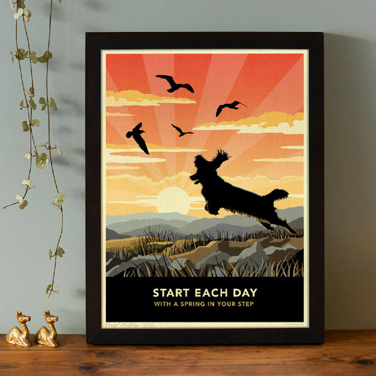 SPRINGER SPANIEL ‘WAGGY TAILS’ LIMITED EDITION ART PRINT
