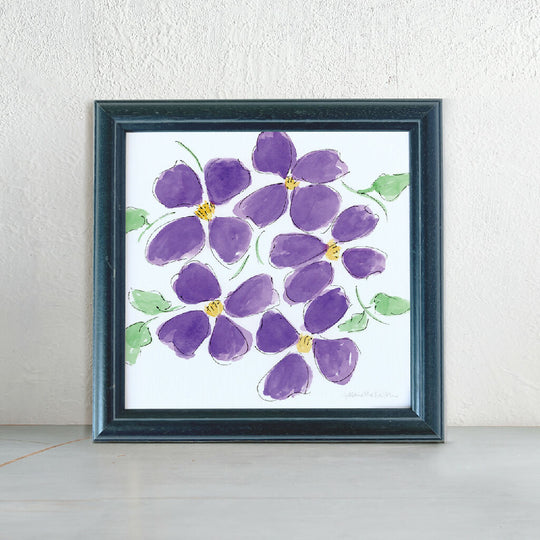 'Clematis' Framed Original Art