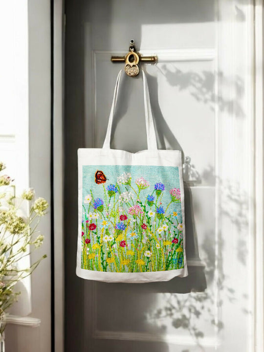 Wild Meadow Canvas Tote Bag
