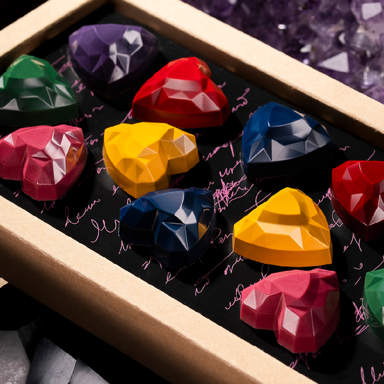 La Fève 12 Heart Chocolate Box