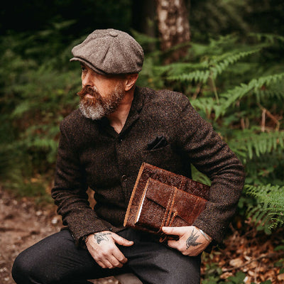 Botanical Walnut Leather Journals